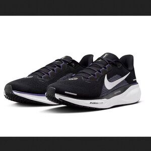 Nike Zoom Pegasus 41 Running Shoes Men Size 11.5 FZ5094-001 Baltimore Ravens NEW